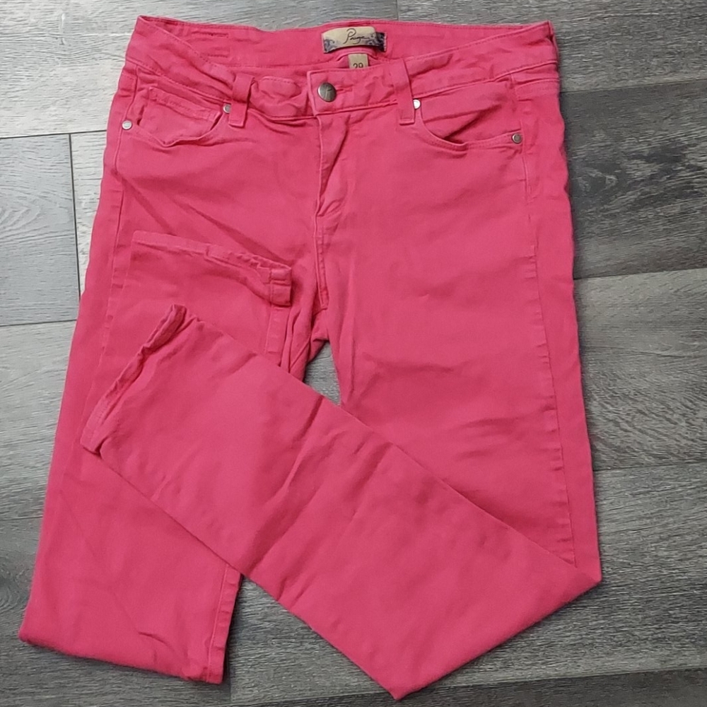 Paige peg skinny in pink